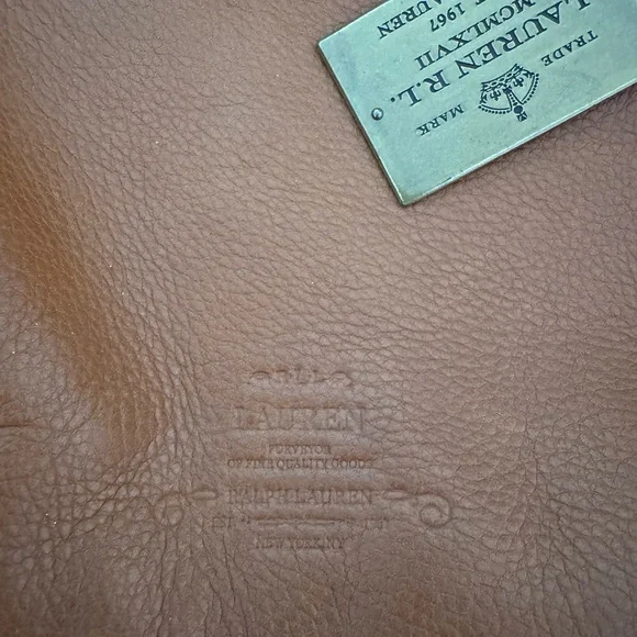 Tan Leather Crossbody Bag - Picture 5 of 5